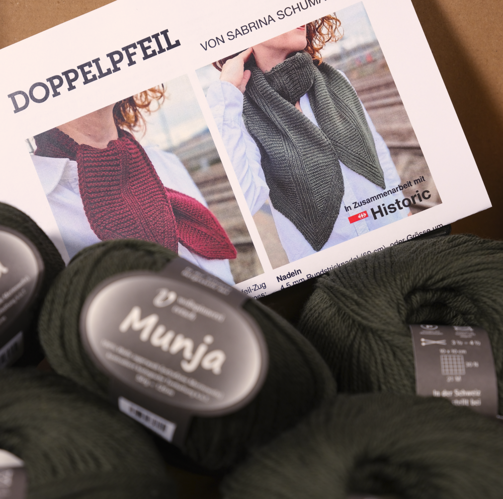 Strickset Doppelpfeil gross