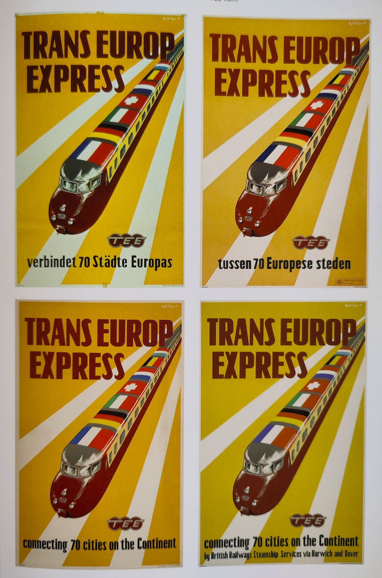 Trans Europ Express - Plakatkunst 1+2